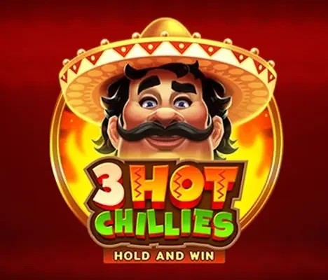 3 Hot Chillies slot icon by 3 Oaks Gaming, available at Oscarspin