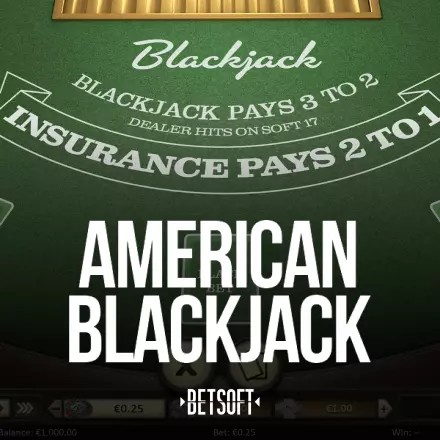 Try American Blackjack slot by Betsoft Gaming on oscarspinitalia.it – logo image