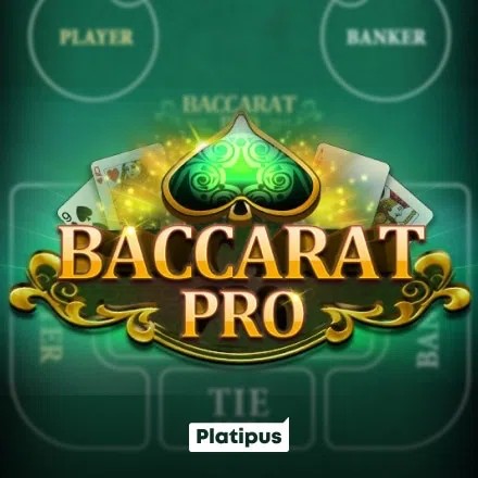Baccarat PRO slot icon by Platipus, available at Oscarspin