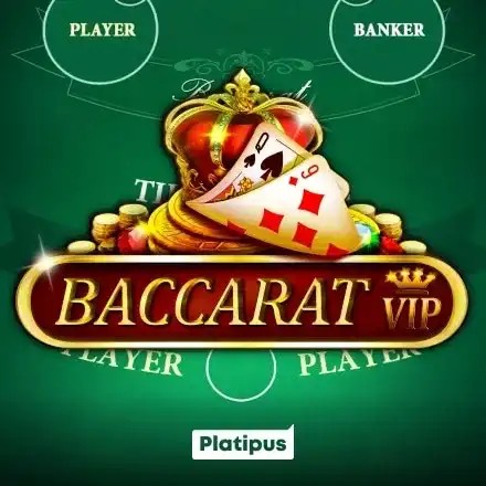 Baccarat VIP slot visual from Platipus available on oscarspinitalia.it