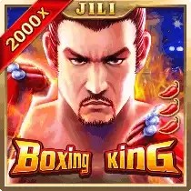 Boxing King slot logo by Jili Games at Oscarspin