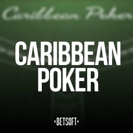 Table Games logo of Caribbean Poker from Betsoft Gaming at Oscarspin