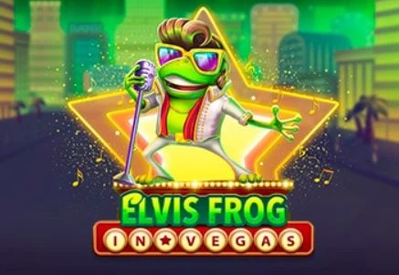 Elvis Frog in Vegas online game logo by BGAMING on oscarspinitalia.it