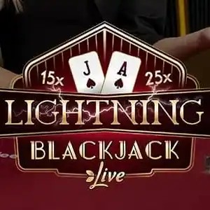 Lightning Blackjack slot icon by Evolution, available at Oscarspin