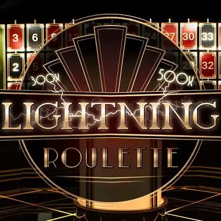Official Live Dealer logo: Lightning Roulette by Evolution at Oscarspin