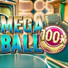 Mega Ball 100x logo by Evolution Oscarspin