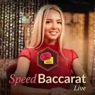 Speed Baccarat A casino game by Evolution – featured logo at Oscarspin